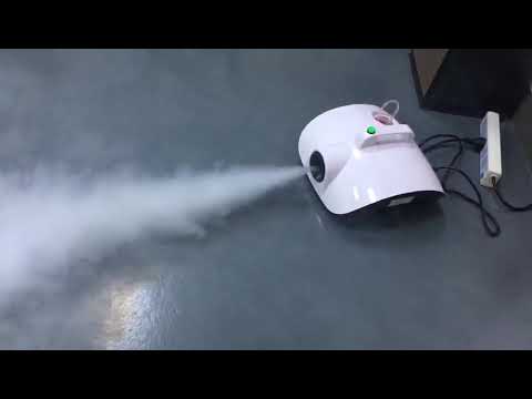 Using GERMIDOS atomic fog sanitizer in fogging machine