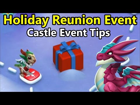 HOLIDAY REUNION Christmas Castle Event Guide! Win the SWEATER and CHERRY ICE Dragons! - DML #1455