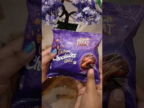 Cadbury Choclairs Gold ASMR #chocolate #trending #viral #asmr #cadbury #toffee #shorts #trick #bhoot