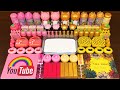 PINK Vs GOLD Mixing Random Things Into GLOSSY Slime Satisfying Slime Video