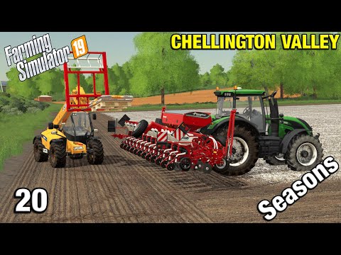 400HP NEW TRACTOR  Chellington Valley Timelapse - FS19 Ep 20