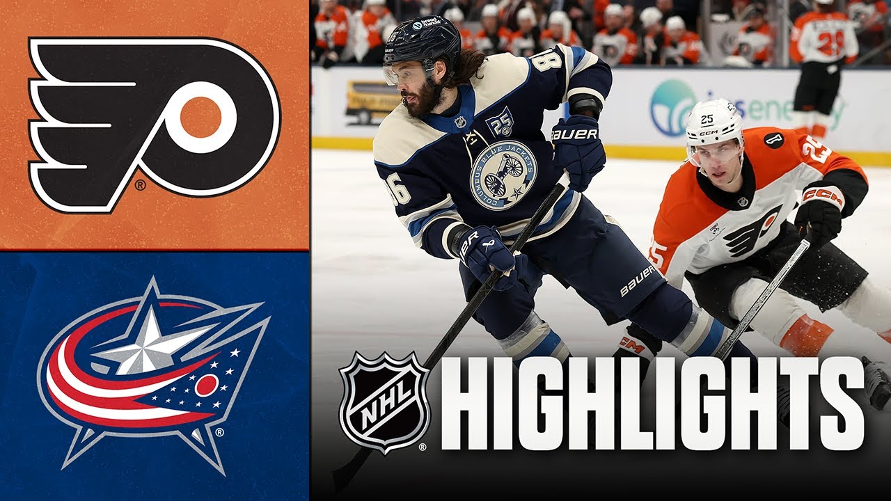 1월30일 플라이어스 블루재키츠 NHL 하이라이트