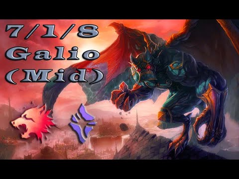 Challenger Elo Ranked Game#8 - Galio vs Syndra (Mid) | Patch 10.11