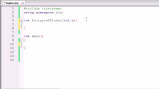 Buckys C++ Programming Tutorials - 31 - Recursion