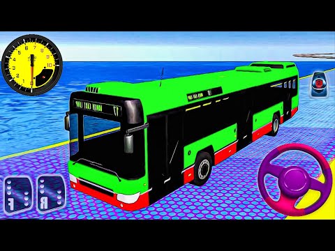 Impossible Sky Bus Trailer 3D - Mega Ramp Racing Driving Simulator - Android IOS GamePlay - YouTube