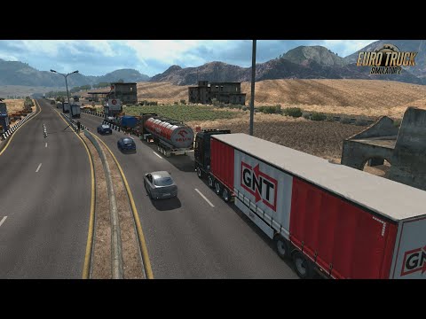 Euro Truck Simulator 2: 1.37 - Promods 2.46: Eurasia Map Combo: Izra-Tyre