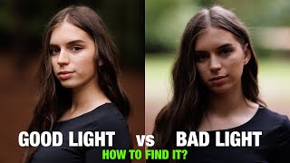 Tips on How to Find Good Natural Lighting vs Bad Light in Outdoor Portrait Photography for Beginners