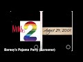 Pajama Party Screener For August 29 2001 For Number 2