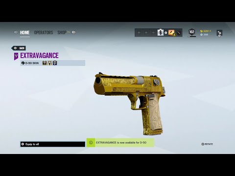 Buying The Extravagence Weapon Skin and Playing Golden Gun With Bushjesus