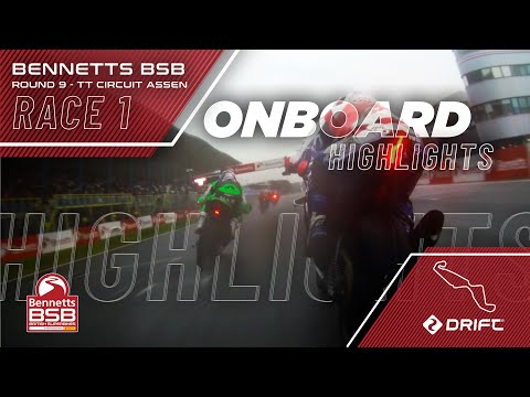 2025 Bennetts British Superbike Championship: RD9 – TT Circuit Assen - Race 1 onboard highlights