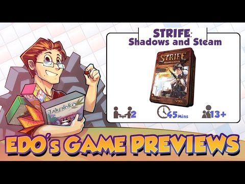 Edo's Strife: Shadows and Steam Card Game Review (KS Preview)