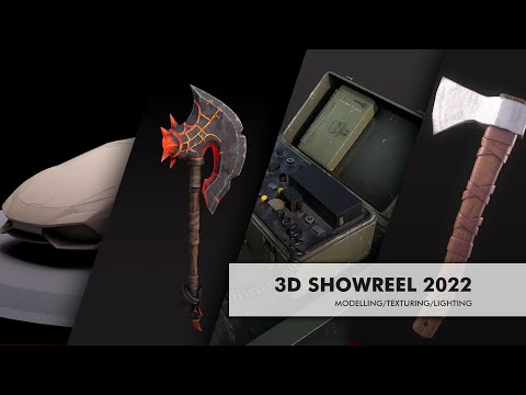 3D Modelling and Texturing Showreel - 3D Artist | Gaurav Patil