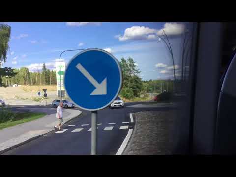 SL buss 558 Kungsängens station till Håtuna kyrka (del 1 av 3)