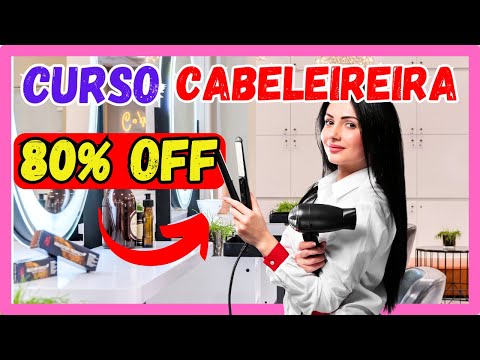 Curso de Cabeleireira Passo a Passo - (GARANTIA + CERTIFICADO) - Curso Básico de Cabeleireira.