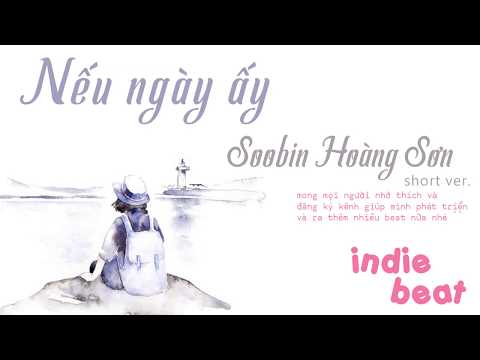 Nếu Ngày Ấy - Soobin Hoàng Sơn (short ver.)| Beat Acoustic Karaoke