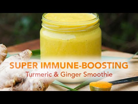 Super Immune Boosting Smoothie - Turmeric & Ginger style