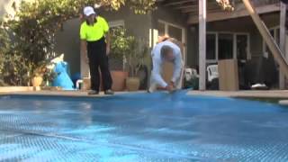 Pool Cover and Roller Installation Guide. How to Install a Daisy Solar Blanket and Roller.
