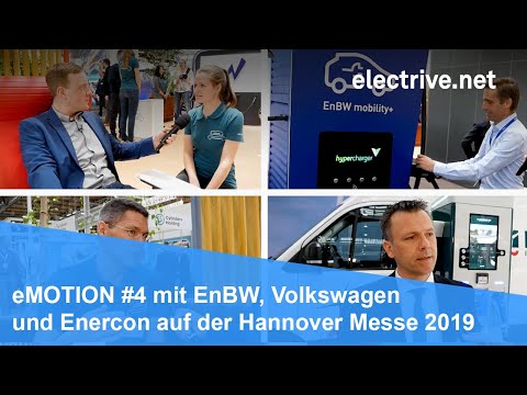 eMOTION #4 mit EnBW, Volkswagen und Enercon auf der Hannover Messe 2019