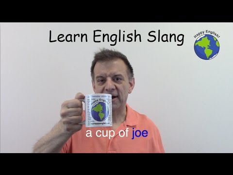 A Cup of Joe - English Slang for Coffee