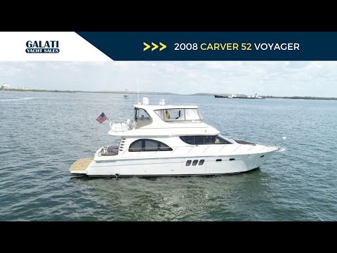 Carver 52 Voyager video