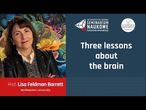 Prof. Lisa Feldman Barrett: How Does the Brain Predict the World and Create Emotions? | Wrocław Tech