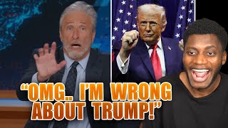 Jon Stewart Can't HOLD BACK When He Realizes He's Wrong About Trump!!!