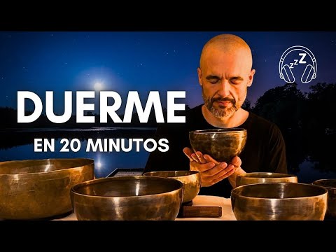 Duerme Rápido con Cuencos Tibetanos | 20 Minutos para Calmar tu Mente y Conciliar el Sueño