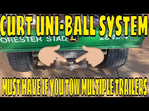 CURT UNIVERSAL TRAILER BALL SYSTEM / A MUST HAVE TOOL IF YOU TOW DIFFERENT TRAILERS