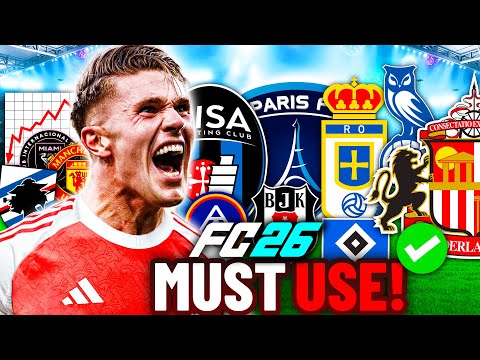 TOP 40 BEST Teams to Use in FC 26 Career Mode!