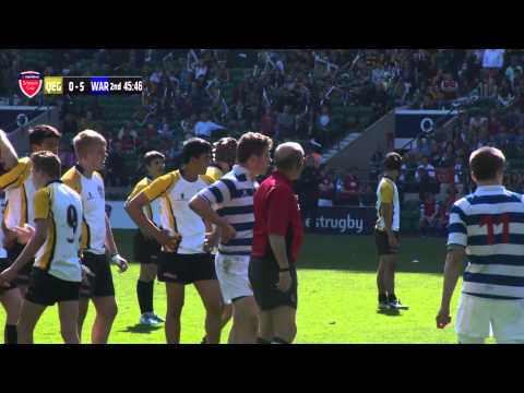 NATWEST SCHOOLS CUP 2014 - U15 CUP FINAL - QEGS WAKEFIELD v.  WARWICK SCHOOL