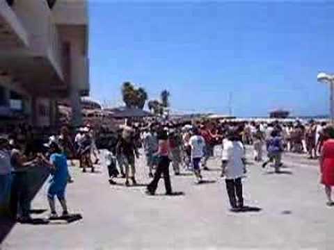 Israeli, folk dancing, Tel Aviv, Israel, Jewish