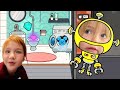 ROBOT NiKO Flushes my Diamond ??!  Adley App Reviews | Toca Life World play town & neighborhood 💎