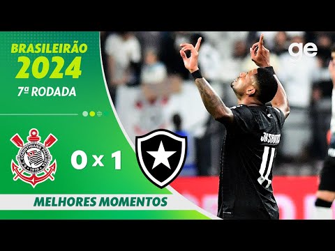 Gols e lances de Corinthians x Botafogo