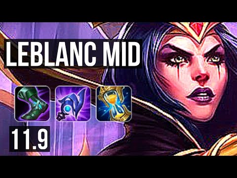 LEBLANC vs VIEGO (MID) | 10/1/10, 1.7M mastery, Legendary | EUW Master | v11.9