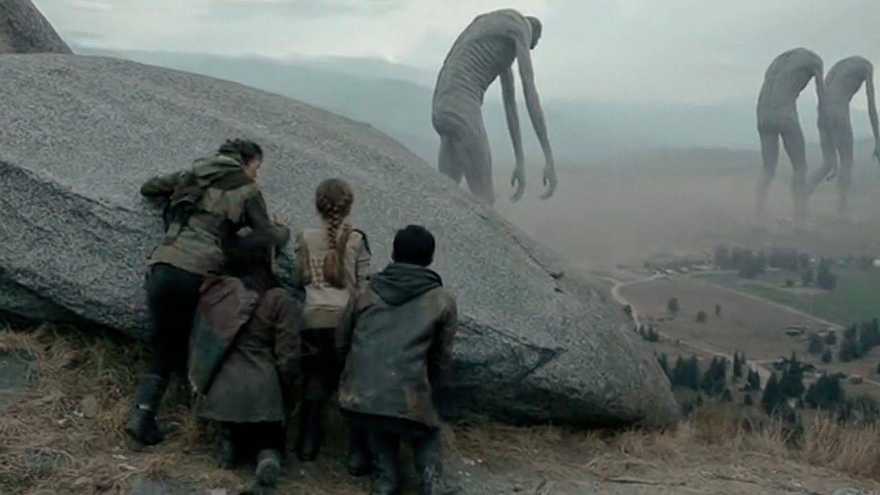 Millions Of Giants Invade Earth And Destroy Humanity; The Few Survivors Are Forced To Hide