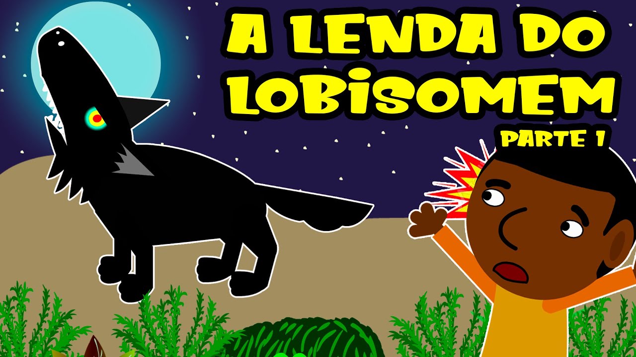 A Lenda do Lobisomem - Parte 1 Desenho Animado do Folclore Brasileiro