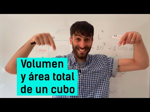 Volumen y área total de un cubo EJERCICIO RESUELTO