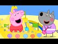 Peppa S Biggest Sand Castle Family Kids Cartoon