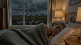 [CHUVA NA JANELA] Para ter uma noite relaxante 😴 Chuva na janela em uma fazenda distante