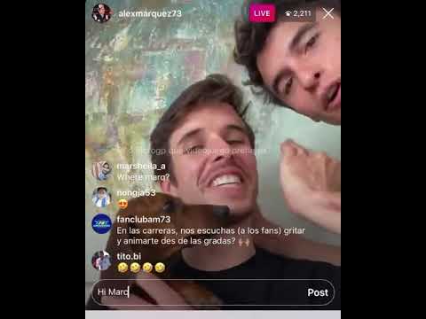 Alex Marquez and Marc Márquez IG LIVE
