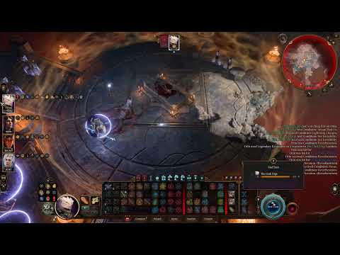 Dark Urge wizard duels Orin - tactician