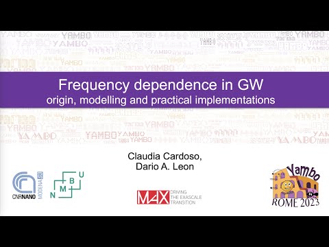 Frequency dependence in GW: origin, modelling and practical implementations
