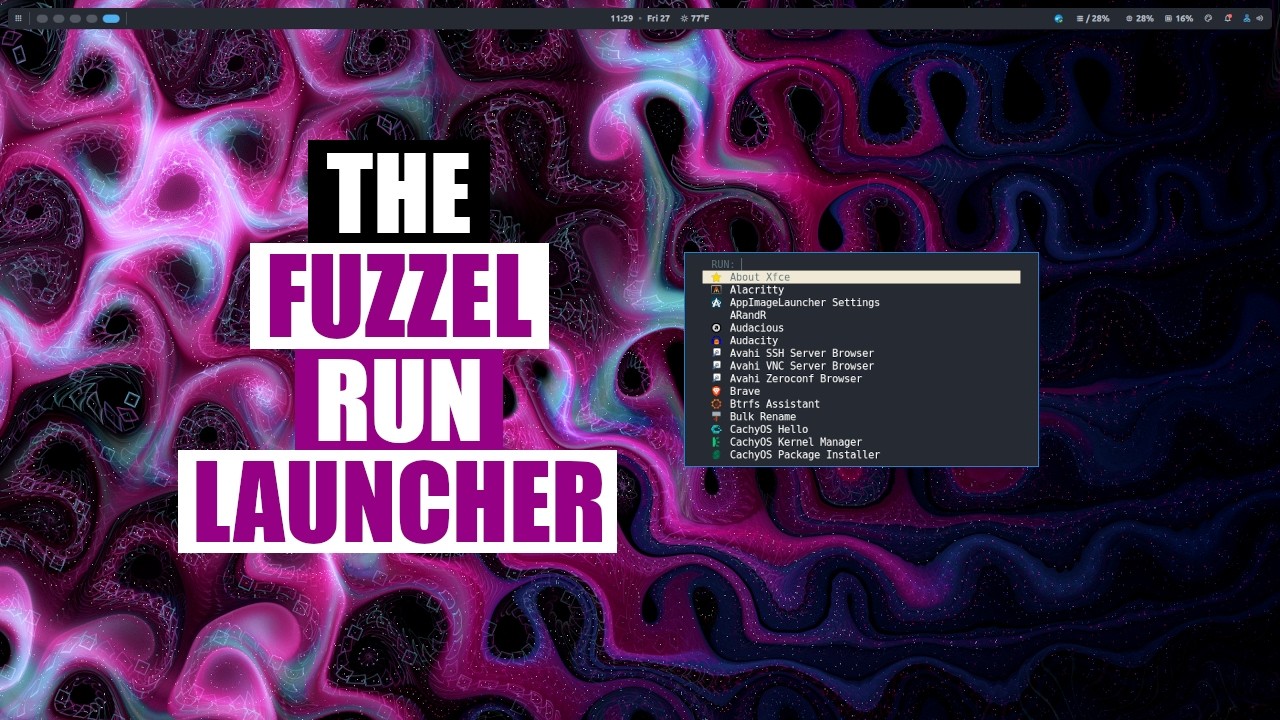 Fuzzel Is A Run Launcher For Wayland Desktops