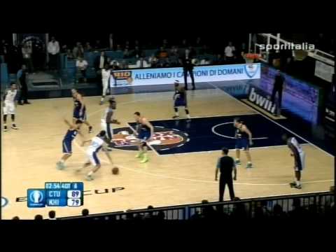 Play of the game Cantù-Khimki: la tripla di Gentile