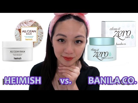 HEIMISH All Clean Balm vs. BANILA CO. Clean It Zero Purity |Comparisons and Review