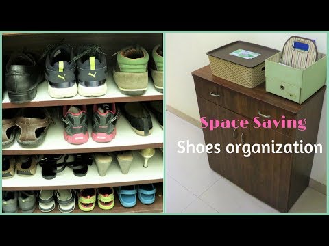 Space Saving Shoes Organization | Shoe Rack Organizer Video