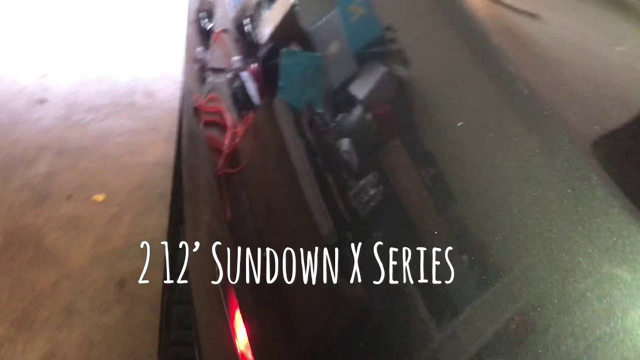 2 12’ Sundown X Series with 6000 Watt Amplifier!!!