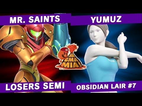 Mr.Saints (Samus) vs Yumuz (Wii Fit Trainer) - LOSERS SEMI - OBSIDIAN LAIR #7