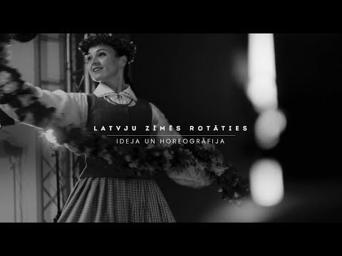 Latvju zīmēs rotāties