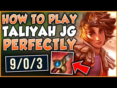 HOW TO PLAY TALIYAH PERFECTLY IN SEASON 9! CHALLENGER TALIYAH ANALYSIS - League of Legends